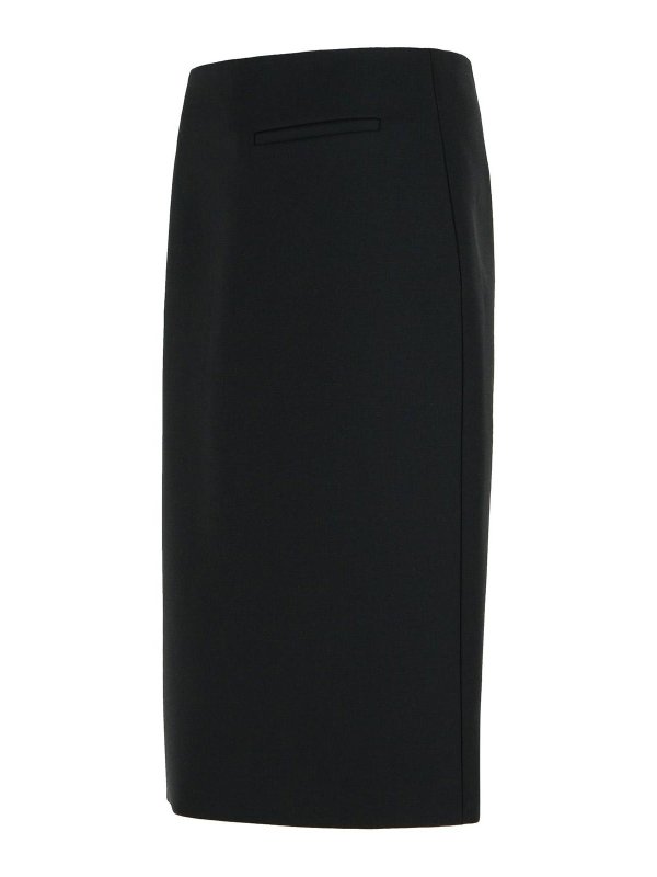 The Best Shops ROHE: ニーレングススカート＆ミディ丈 - 膝丈/ミディスカート - 黒