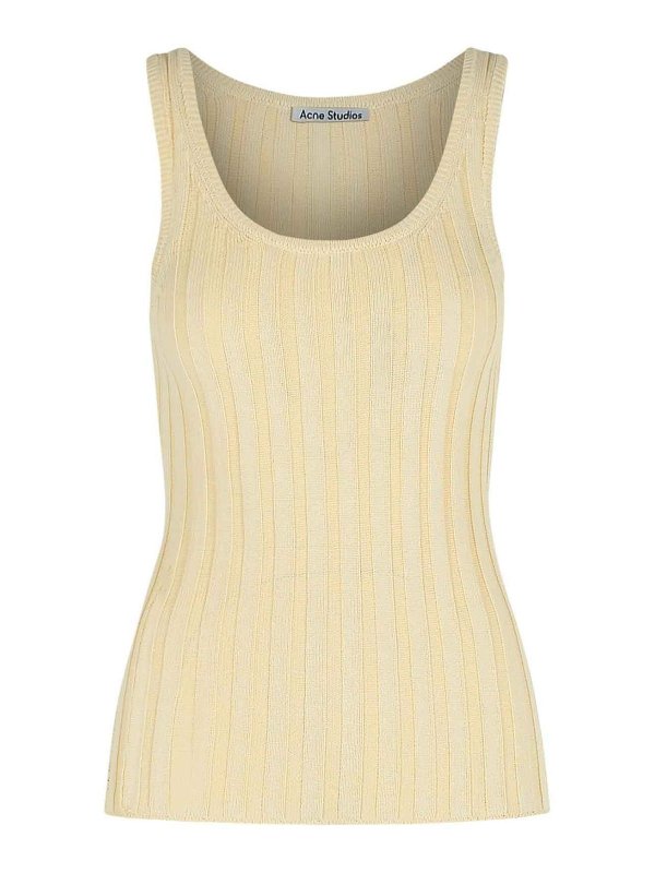 Acne Studios: トップス＆タンクトップ - トップ/タンクトップ - クリーム