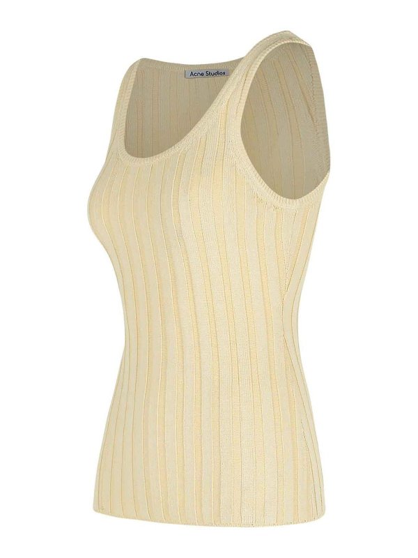 The Best Shops Acne Studios: トップス＆タンクトップ - トップ/タンクトップ - クリーム