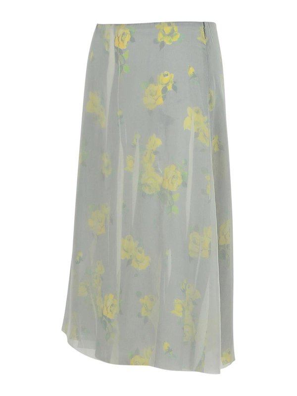 The Best Shops Acne Studios: Knielange und Midi Röcke - Midirock - Grau