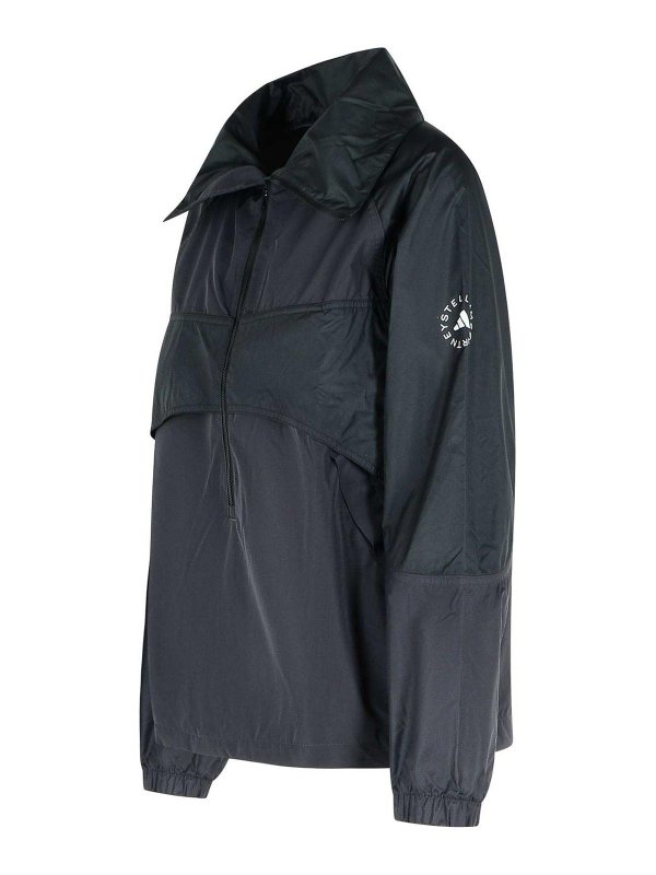 The Best Shops ADIDAS BY STELLA MCCARTNEY: casual jackets - Black Polyester Jacket