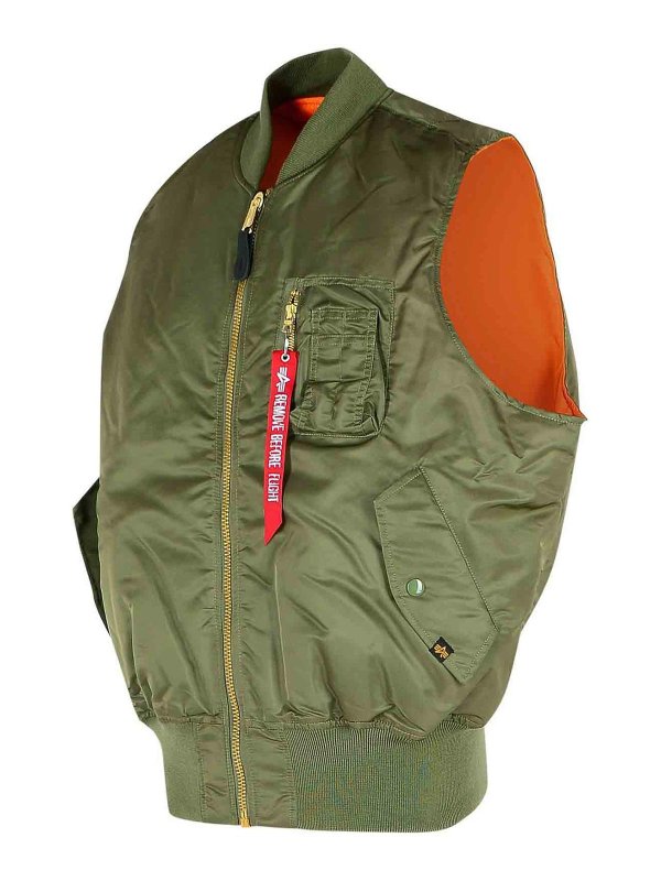 The Best Shops ALPHA INDUSTRIES: Chalecos - Chaleco - Verde
