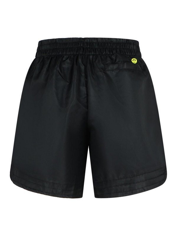 BARROW: Trousers Shorts online - Black Polyamide Bermuda Shorts