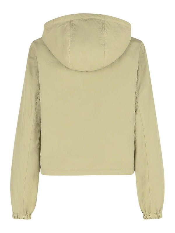 The Best Shops BURBERRY: Green Polyester Jacket