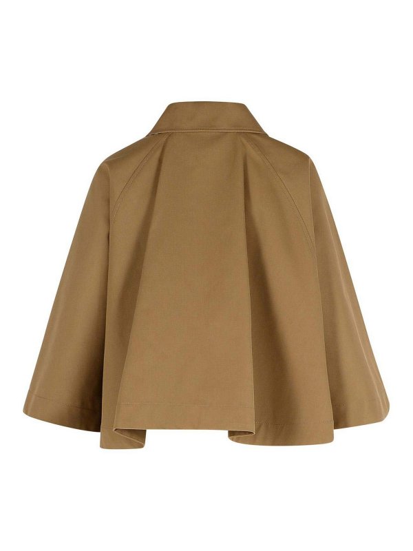 BURBERRY: Abrigos semilargos online - Abrigo Midi - Marrón