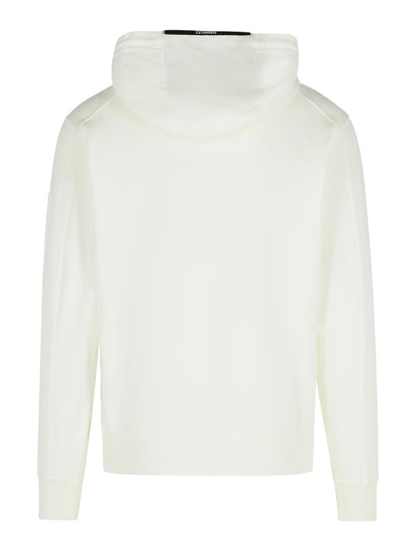 C.P. COMPANY: Felpe e maglie online - Felpa di cotone bianco