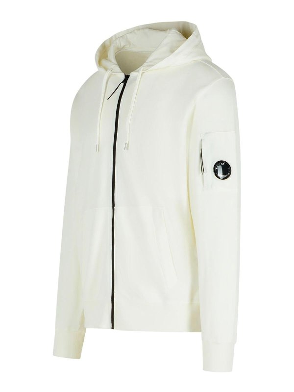 The Best Shops C.P. COMPANY: Felpe e maglie - Felpa di cotone bianco