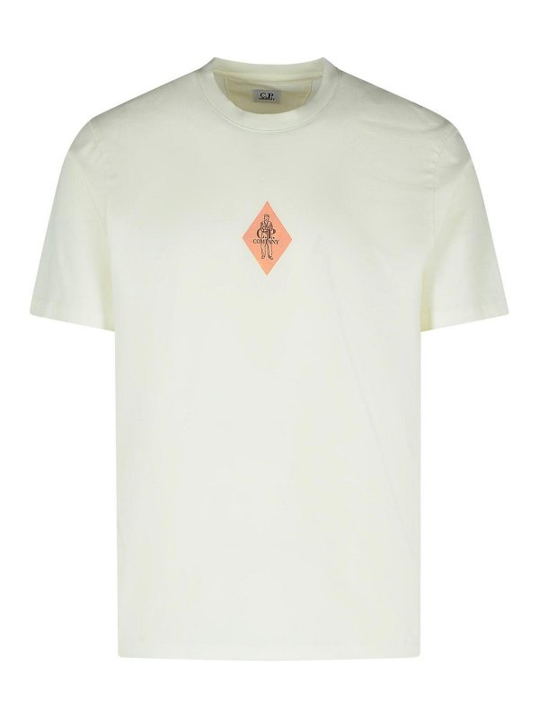 C.P. COMPANY: Camisetas - Camiseta - Blanco
