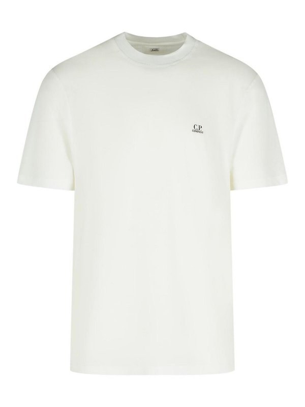 C.P. COMPANY: Camisetas - Camiseta - Blanco