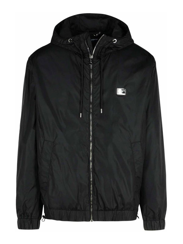 DOLCE & GABBANA: casual jackets - Black Nylon Jacket