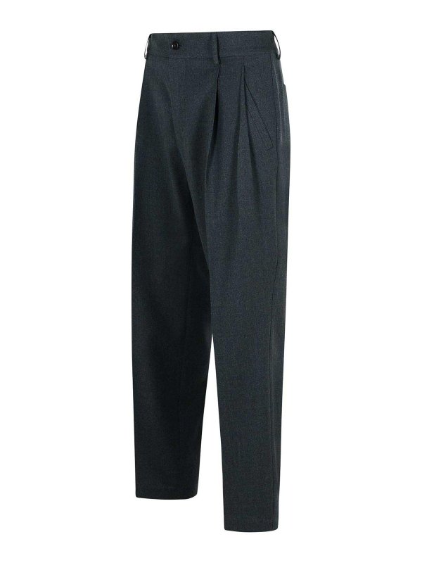 The Best Shops DOLCE & GABBANA: カジュアルトラウザー - カジュアルパンツ - グレー