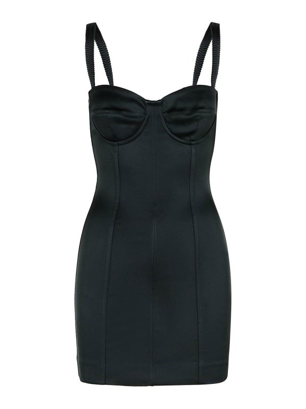 DOLCE & GABBANA: ニーレングスドレス - 膝丈ドレス - 黒