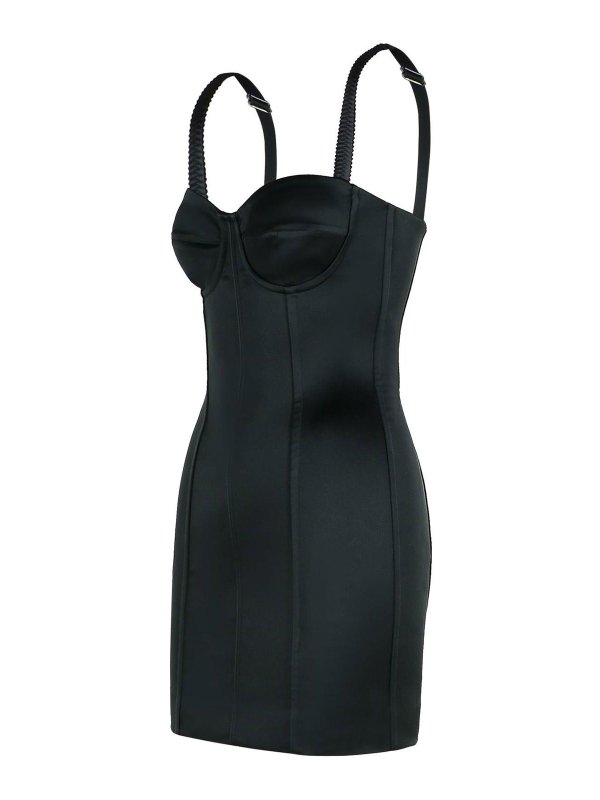 The Best Shops DOLCE & GABBANA: ニーレングスドレス - 膝丈ドレス - 黒