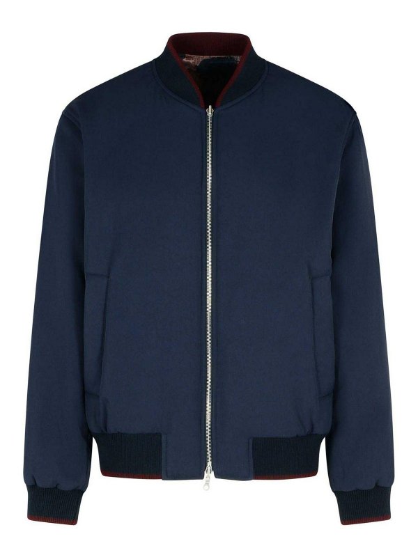 DRIES VAN NOTEN: カジュアルジャケット - カジュアルジャケット - ダークブルー