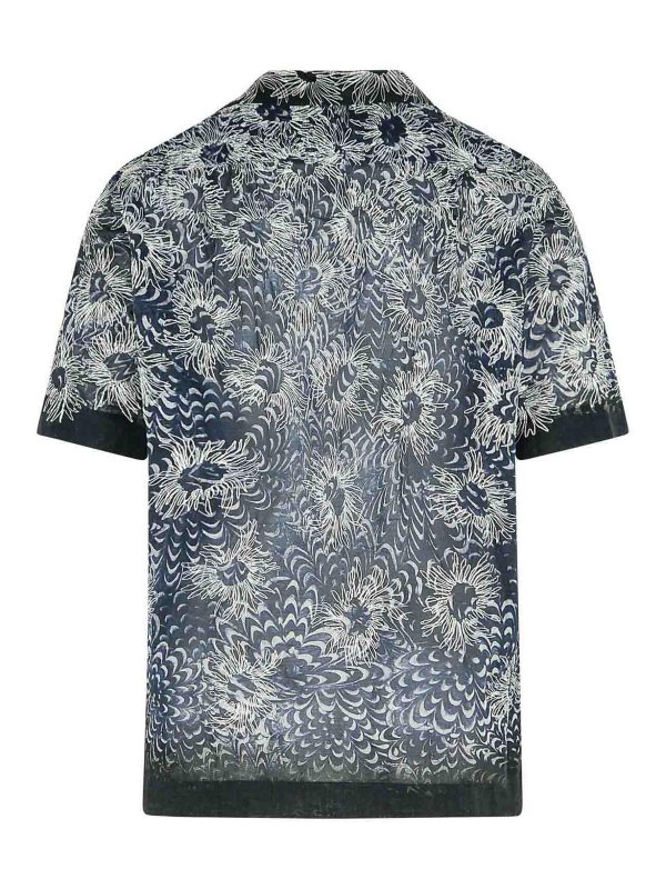 DRIES VAN NOTEN: シャツ online - シャツ - ダークブルー