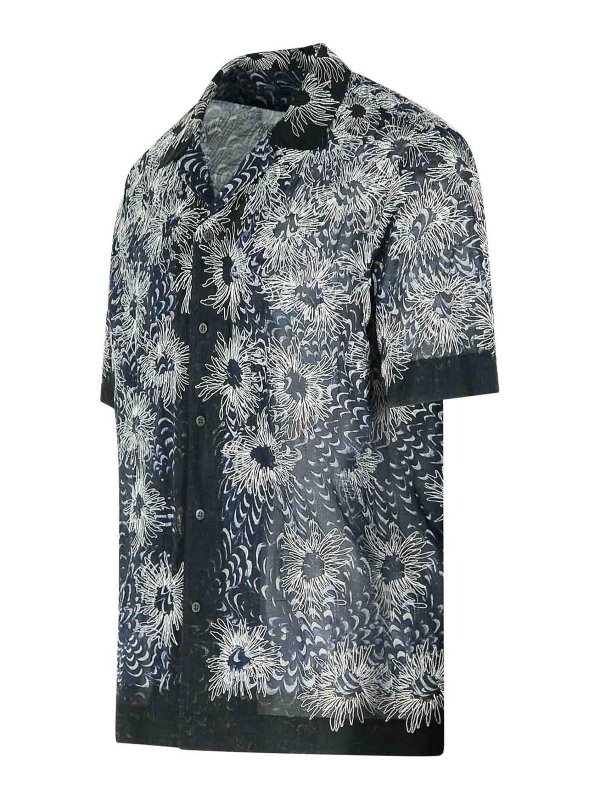 The Best Shops DRIES VAN NOTEN: シャツ - シャツ - ダークブルー