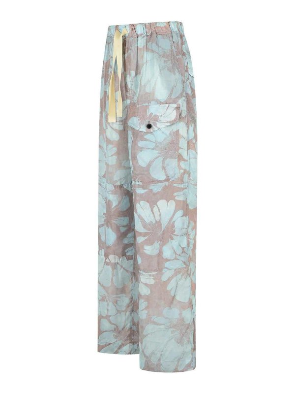 The Best Shops DRIES VAN NOTEN: Pantalons casual - Pantalons Décontractés - Bleu Clair