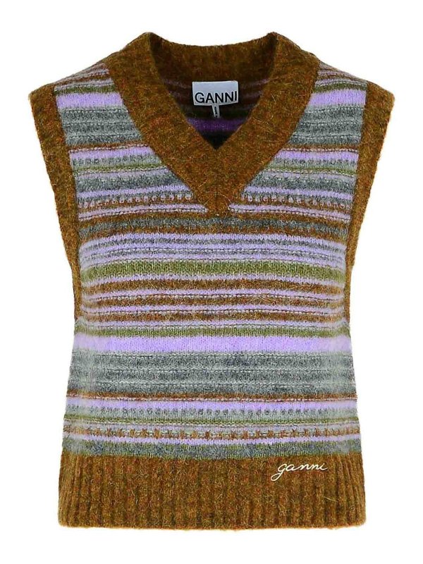 GANNI: ベスト - ベスト - 緑
