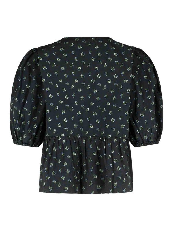 GANNI: ブラウス online - ブラウス - 黒