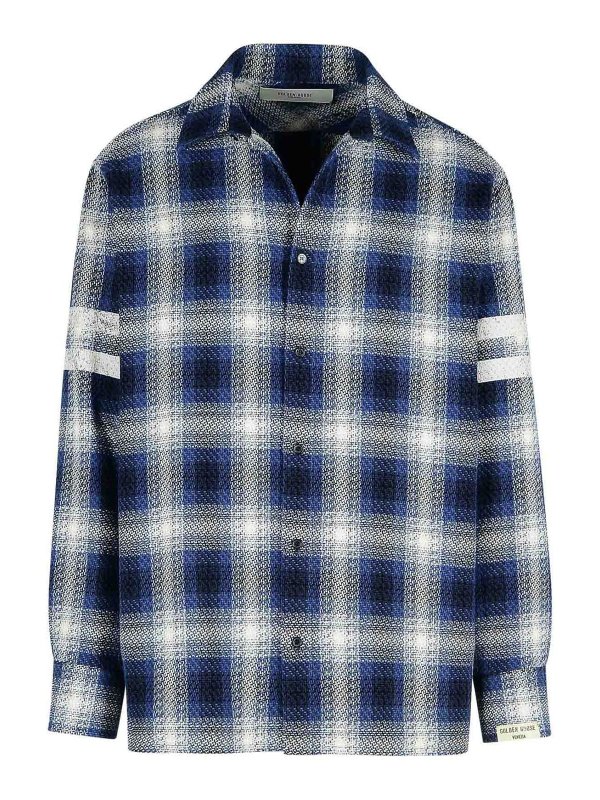 GOLDEN GOOSE: シャツ - シャツ - ブルー