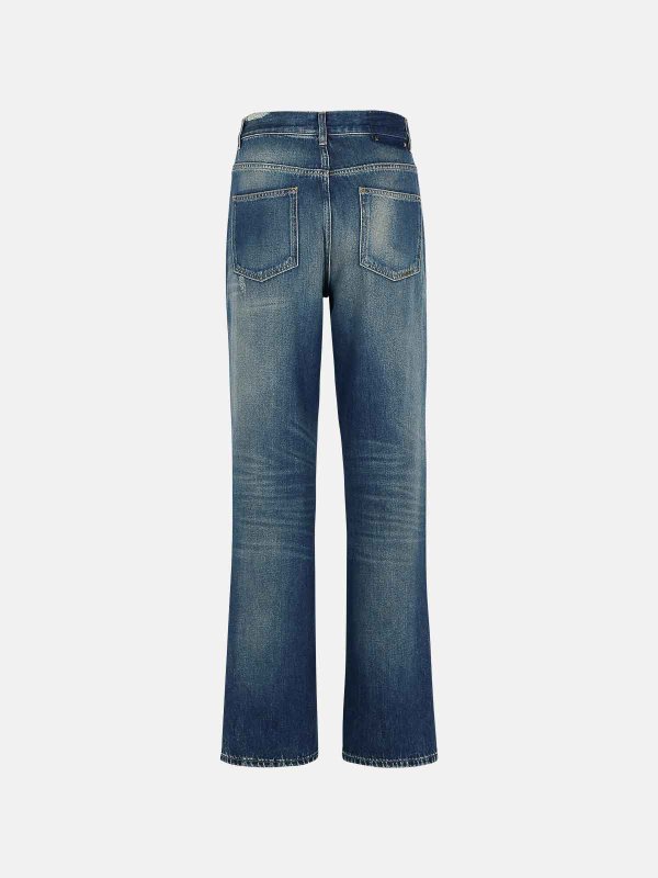 GOLDEN GOOSE: bootcut jeans online - Norma Light Blue Denim Jeans