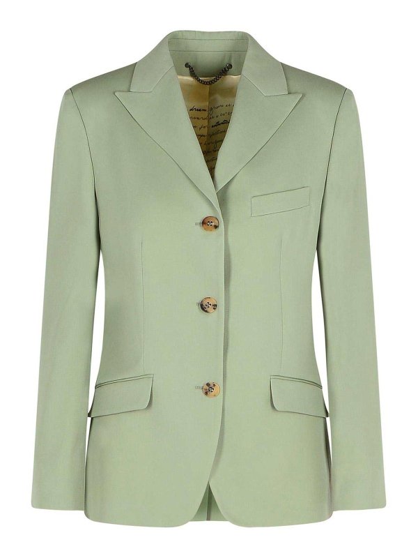 GOLDEN GOOSE: ブレザー - ブレザー - 緑