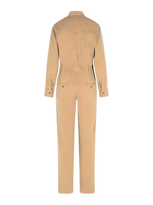 ISABEL MARANT: tute online - Tuta in cotone rimody marrone