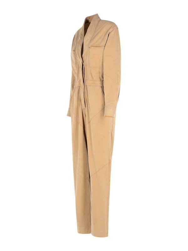 The Best Shops ISABEL MARANT: tute - Tuta in cotone rimody marrone