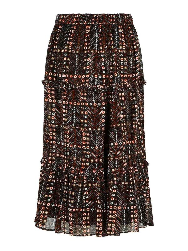 ISABEL MARANT: Knee length skirts & Midi online - Diya Black Cotton Jacket