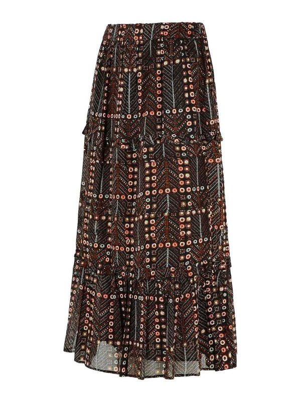 The Best Shops ISABEL MARANT: Knee length skirts & Midi - Diya Black Cotton Jacket