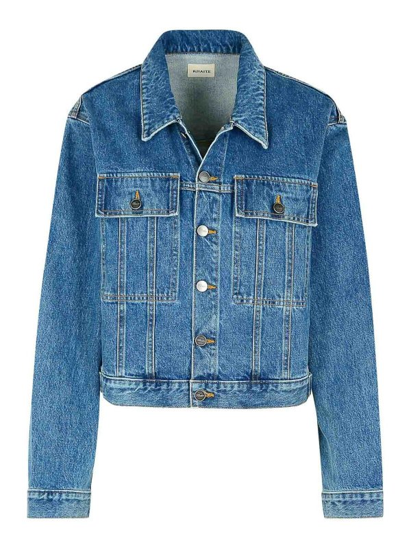 KHAITE: カジュアルジャケット - カジュアルジャケット - ライトブルー