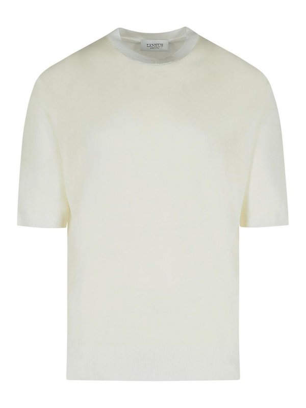 LANEUS: クルーネック - クルーネック - クリーム