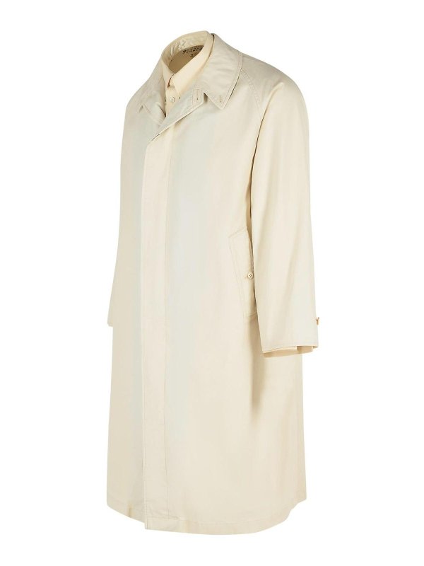 The Best Shops Maison Margiela: trench coats - Ivory Cotton Trench Coat