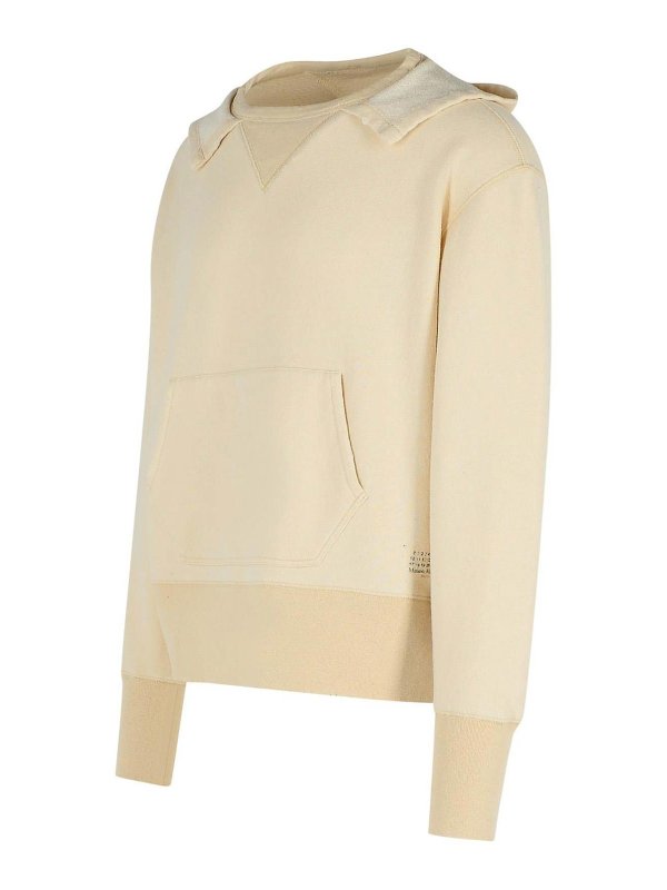 The Best Shops Maison Margiela: クルーネック - クルーネック - クリーム