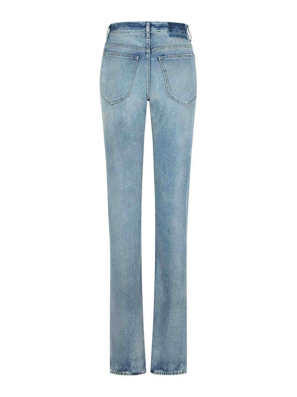 Maison Margiela: bootcut jeans online - Straight Light Blue Denim Jeans