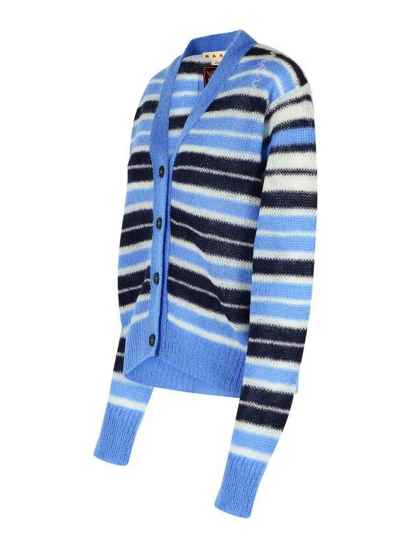 The Best Shops Marni: Cardigans - Cardigan - Blau