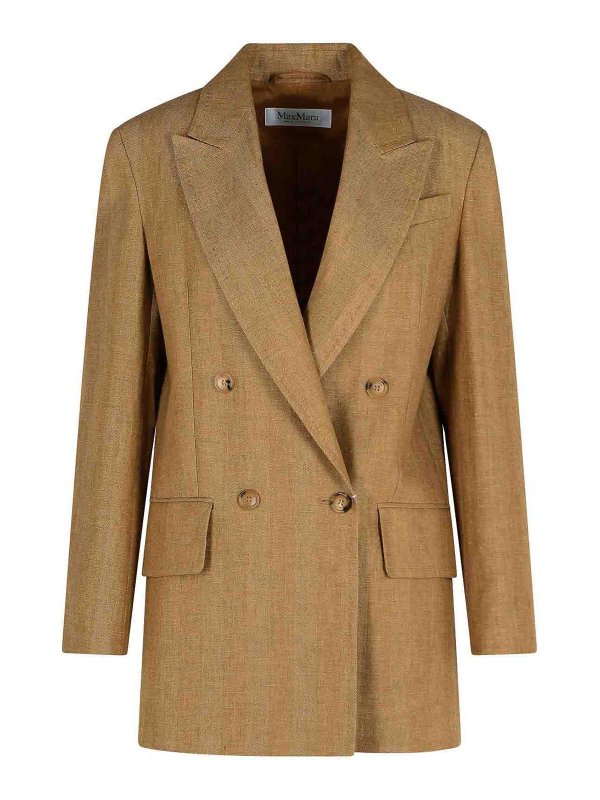 Max Mara: Blazer - Blazer - Braun