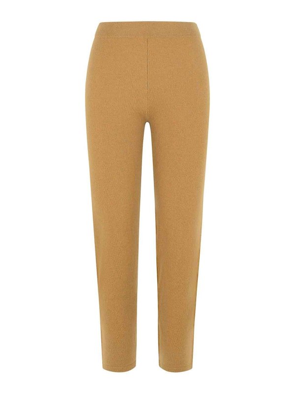 Max Mara: Pantalones casual - Pantalón Casual - Beis