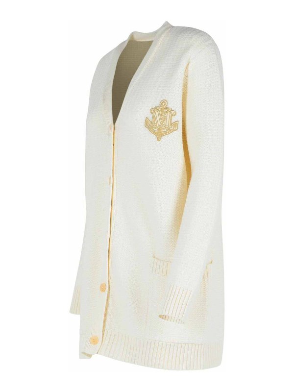 The Best Shops Max Mara: Cardigans - Cardigan - Weiß