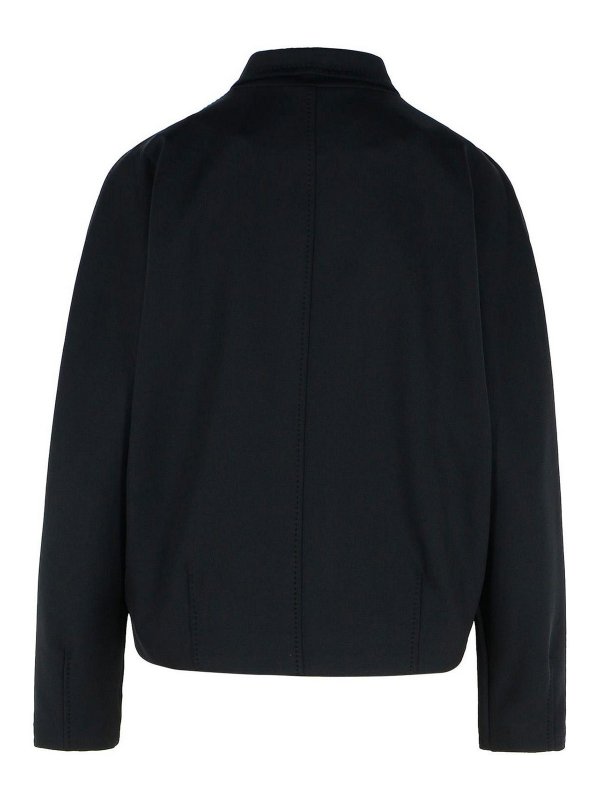 Max Mara: Sweatshirts & Sweaters online - Plava Black Polyamide Blend Sweatshirt