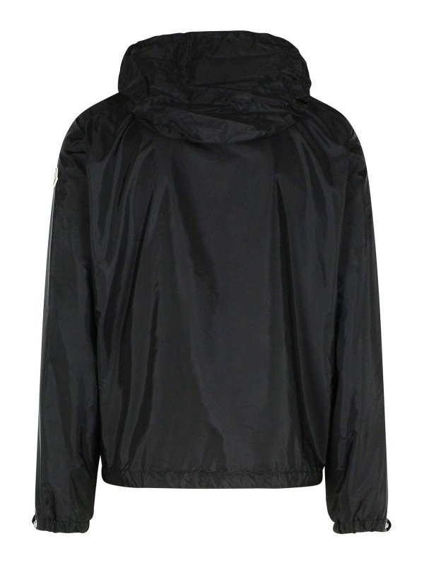 MONCLER: giacche casual online - Giacca di poliammide nera Montrid