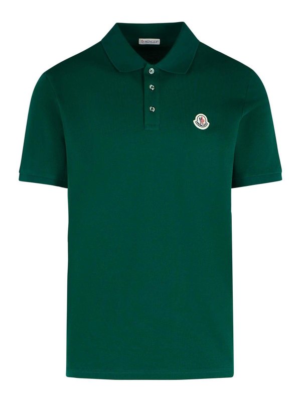 MONCLER: ポロシャツ - ポロシャツ - 緑