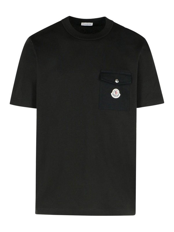 MONCLER: Camisetas - Camiseta - Negro