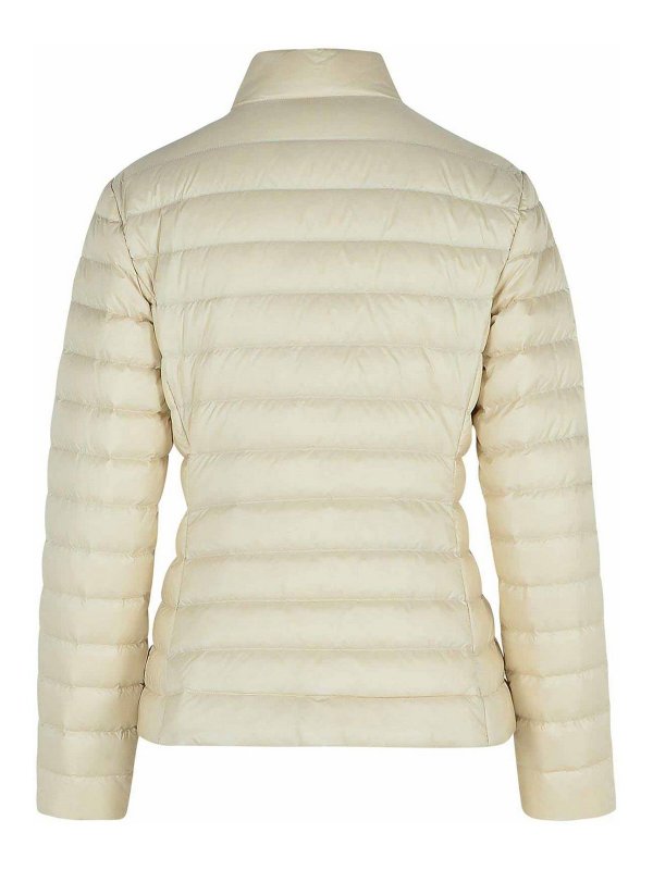MONCLER: padded jackets online - Igelle Cream Polyamide Down Jacket
