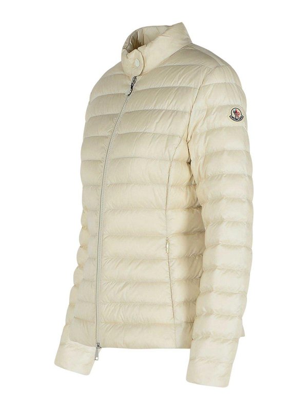 The Best Shops MONCLER: padded jackets - Igelle Cream Polyamide Down Jacket
