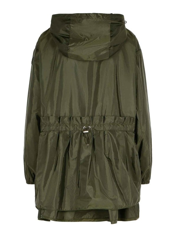 MONCLER: giacche casual online - Giacca in poliammide verde wete
