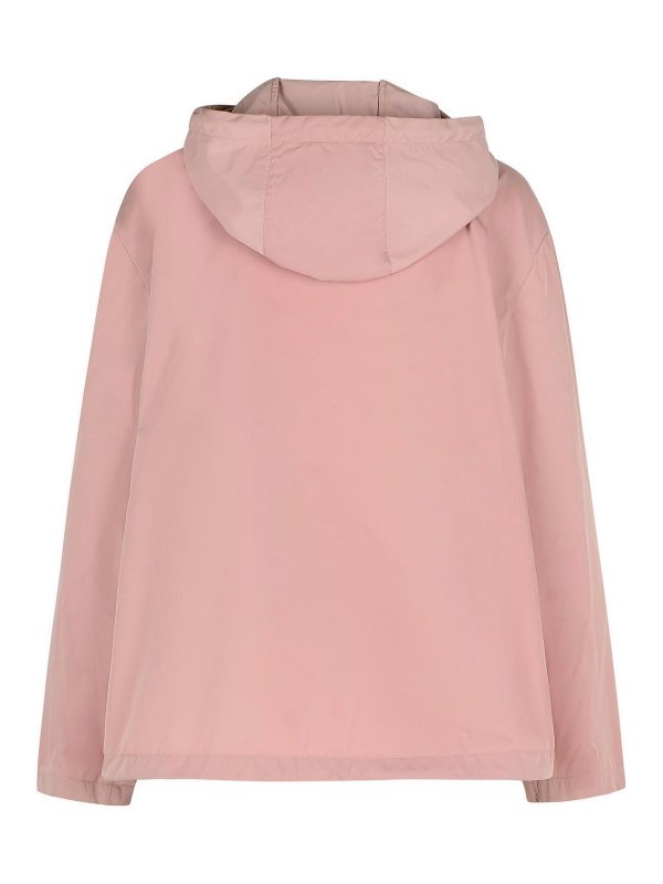 MONCLER: casual jackets online - Cassiopea Pink Polyester Jacket