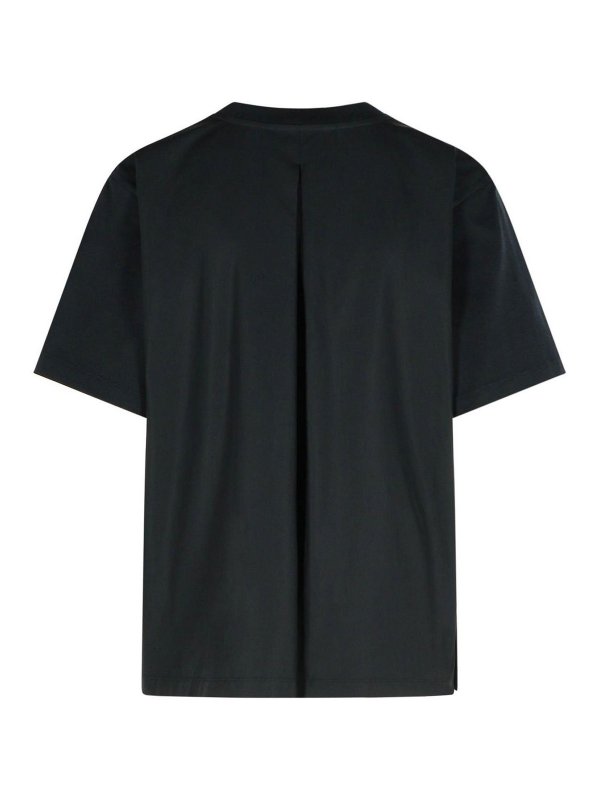 MONCLER: Tシャツ online - Tシャツ - 黒