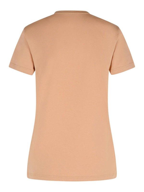 MONCLER: Tシャツ online - Tシャツ - ヌードカラー