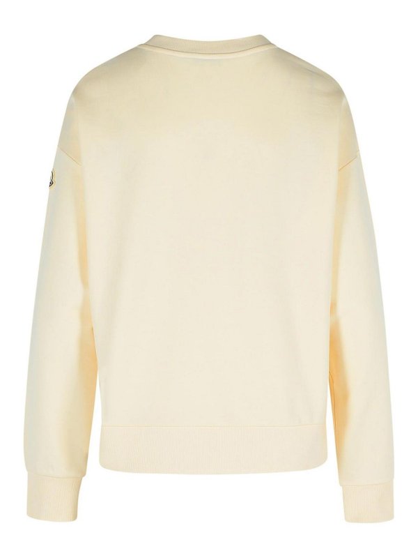 MONCLER: Sweatshirts und Pullover online - Sweatshirt - Weiß